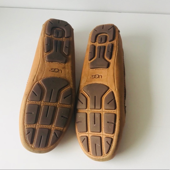 UGG Brown Leather Shoes Size 10 - Picture 8 of 8